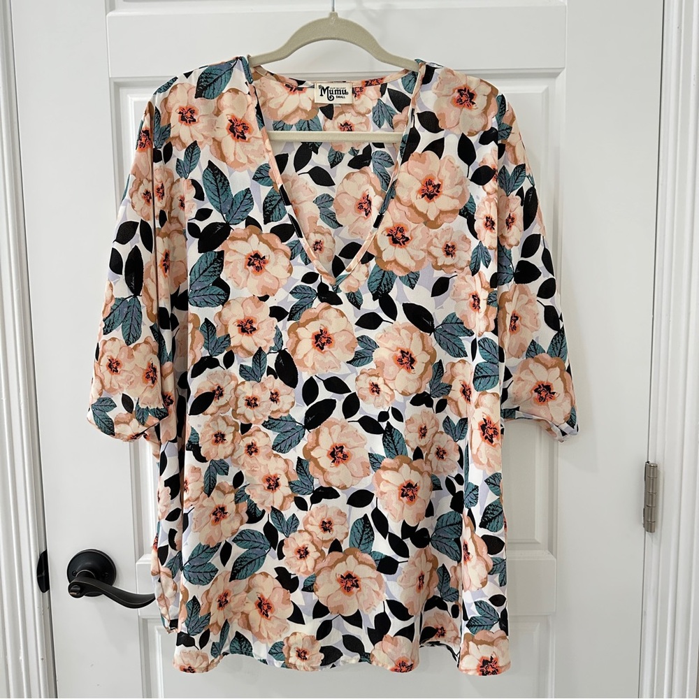 Show Me Your Mumu Shook Tunic in Steel Magnolia